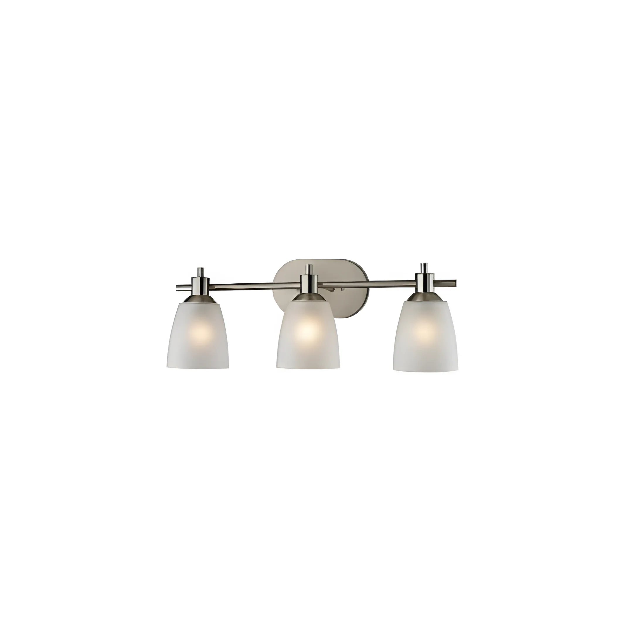 Modern Bathroom Vanity Light Fixture - HT 1086 BN Brushed Nickel - Perfect for Bathroom Mirror Lighting, Makeup Vanity, and Spa-Style Decor