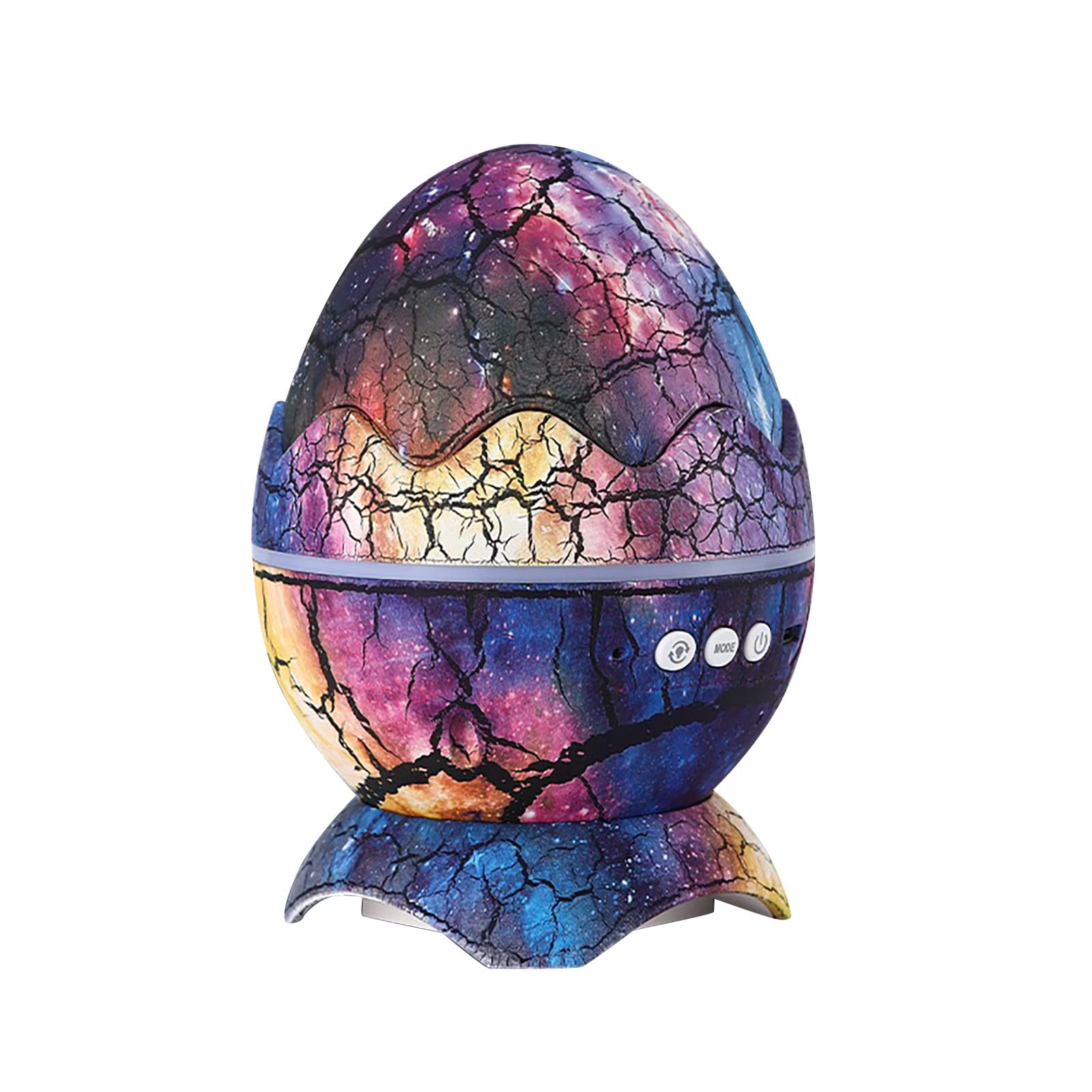 Dinosaur Egg Night Light Projector - LED Space Atmosphere Lamp for Kids Bedroom, Nursery, or Playroom | Creative Dinosaur-Themed Night Light for Relaxing Sleep & Fun Decor