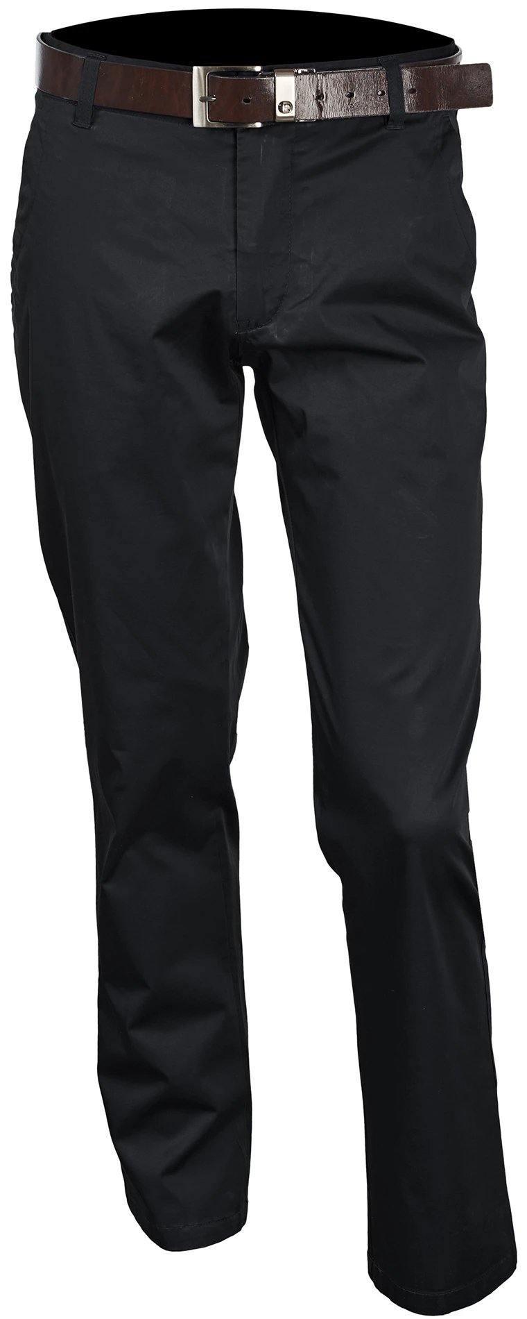 Men's Chino Casual Pants - Slim Fit Comfortable Cotton Trousers in Black | Perfect for Office, Business Casual & Weekend Wear
