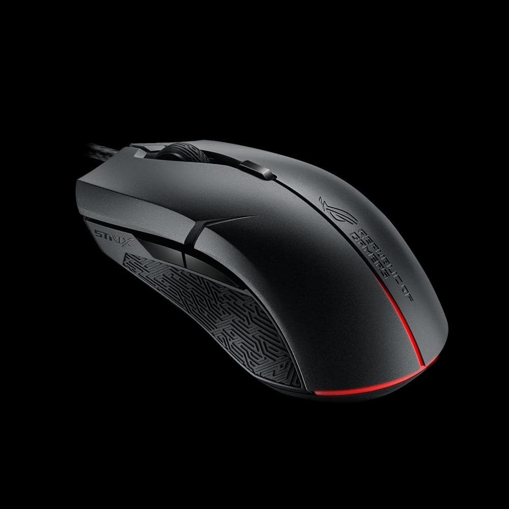 ASUS ROG STRIX EVOLVE AURA RGB Gaming Mouse - Wired Optical Gaming Mouse with 7200 DPI, Ergonomic Design, Customizable RGB Lighting (2-Year Warranty) - Perfect for FPS, MOBA and MMO Gaming