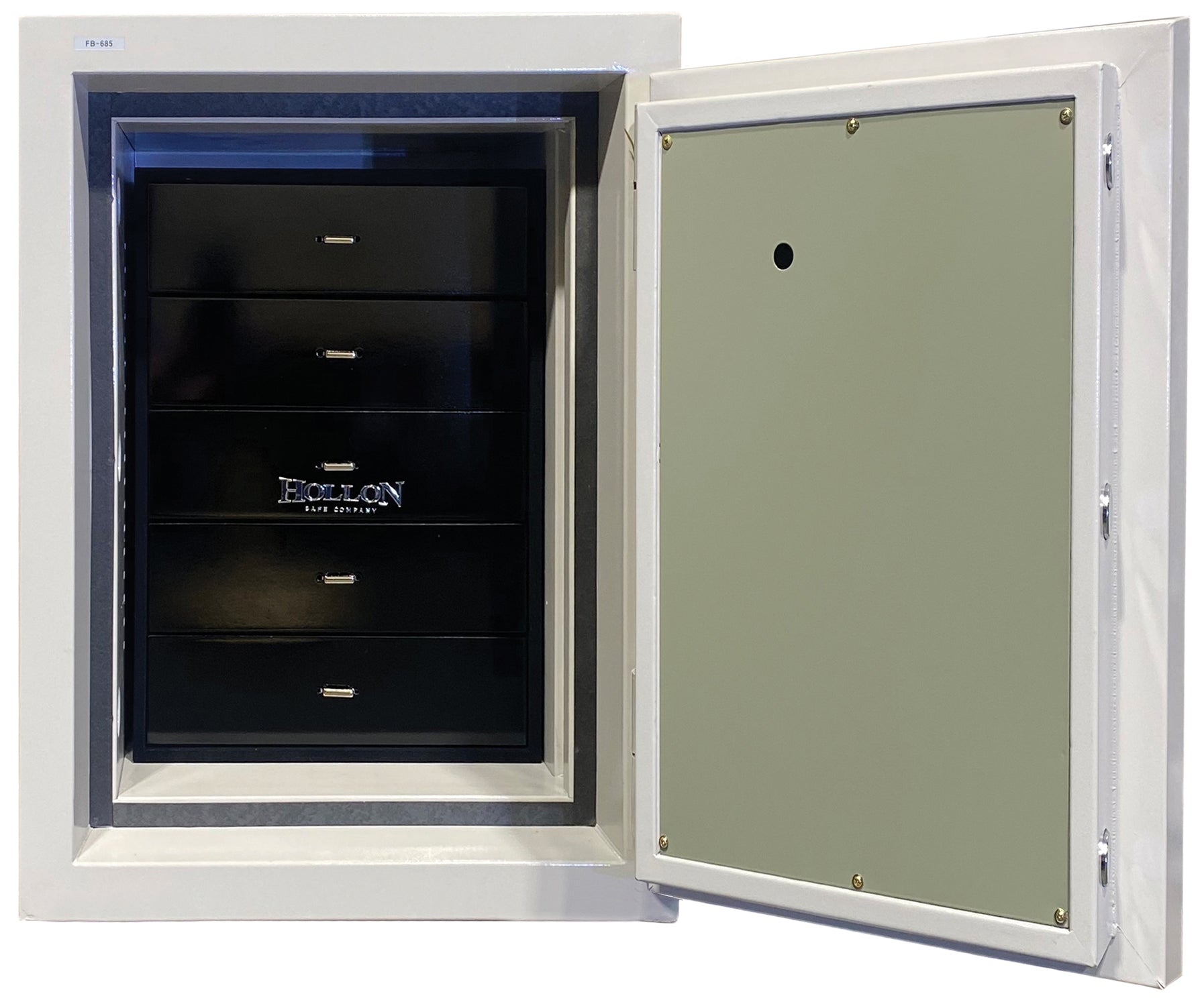 Hollon 685E JD Fireproof and Burglary-Proof Jewelry Safe with Digital Electronic Lock - Secure Storage for Jewelry, Cash, and Valuables at Home or Office