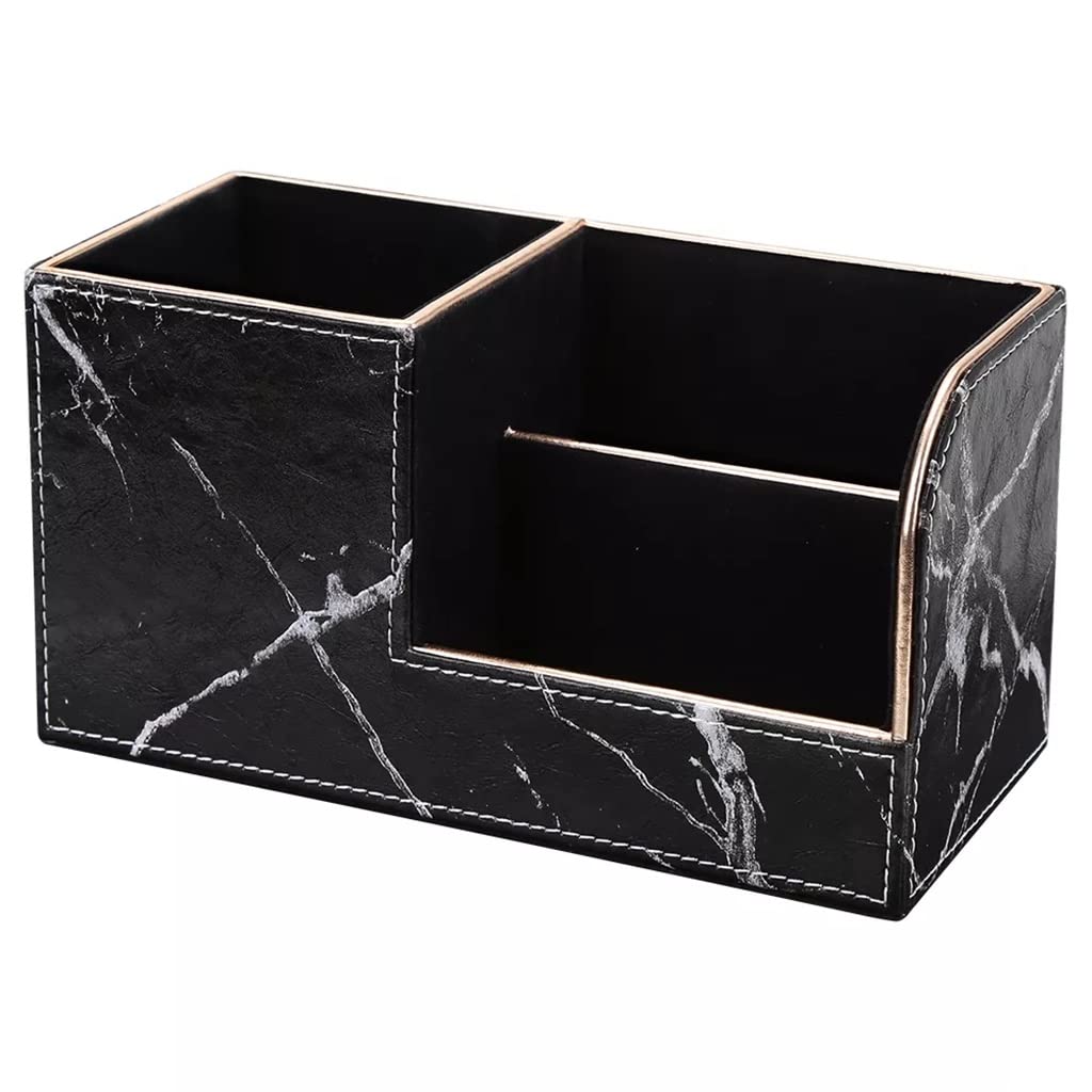 Home Office Storage Box - Desk Organizer for Stationery & Remote Control - Workspace & Living Room Use