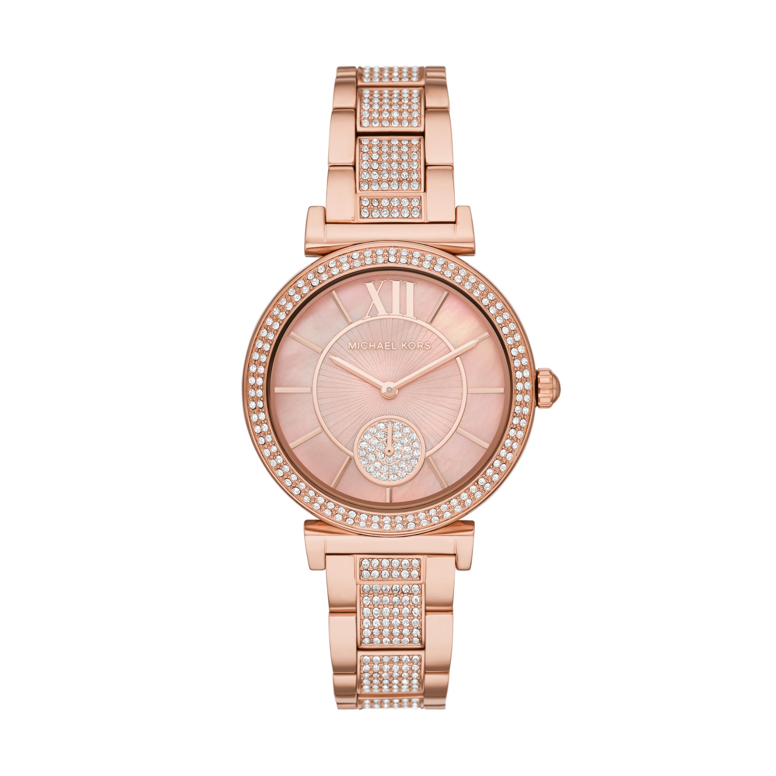 Michael Kors Abbey Women's Stainless Steel Watch - Elegant Gold-Tone & Silver-Tone Bracelet - Water Resistant Dress Watch for Work, Party & Everyday Wear