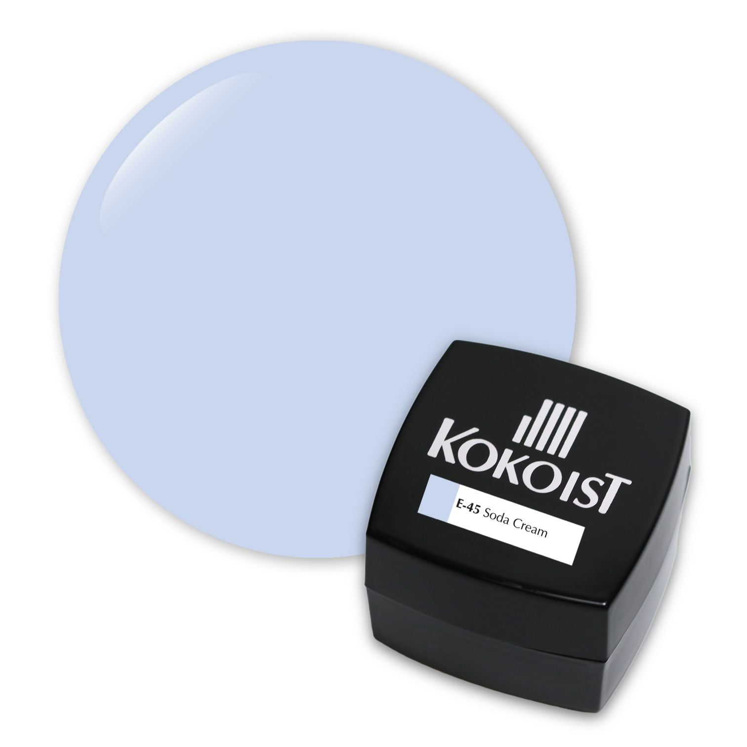 Kokoist E 45 Soda Cream - Premium Nail Gel for Long-Lasting Manicures | Perfect for Salon & Home Nail Art | Ideal for Special Occasions & Everyday Wear