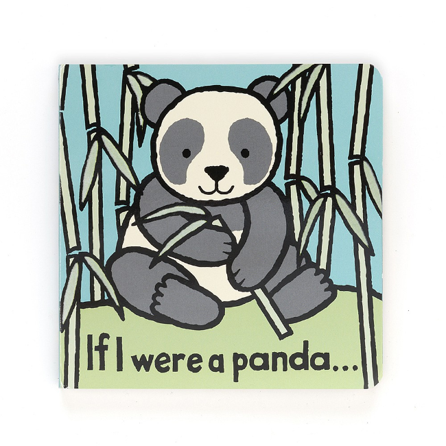 Jellycat If I Were A Panda Board Book - Soft Plush Panda Toy & Interactive Storybook for Babies & Toddlers | Perfect for Bedtime, Playtime & Early Learning