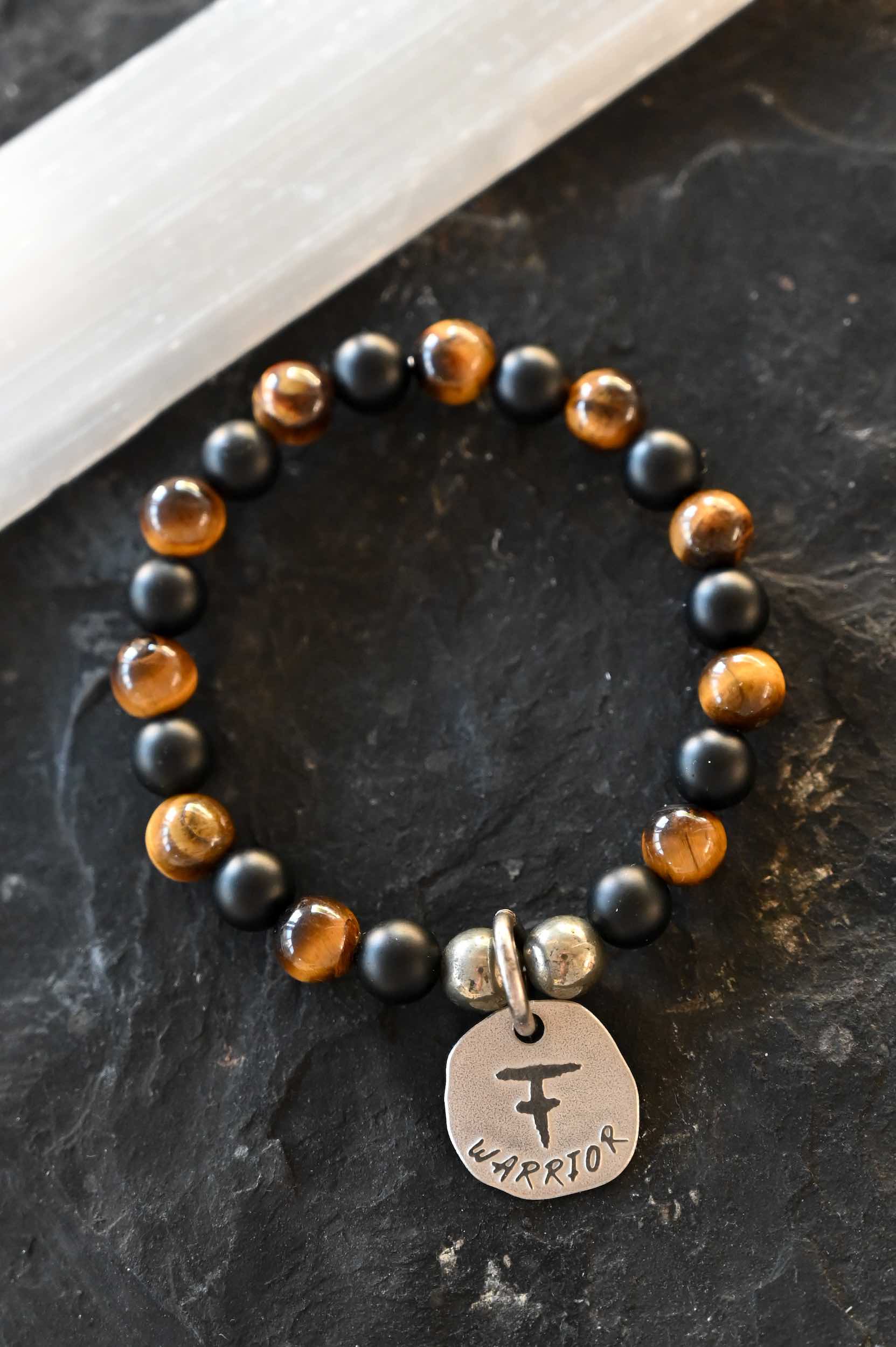 Men's Tiger Eye Stone Bracelet for Men - Natural Healing Crystal for Protection, Confidence & Strength - Perfect for Meditation, Yoga & Everyday Wear