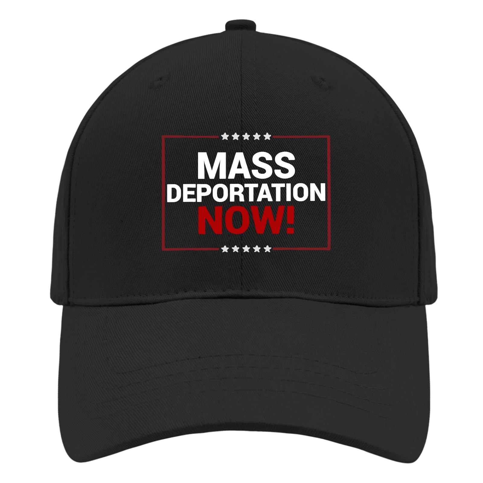 Trump 2024 Mass Deportation Baseball Cap - Breathable Men's Workout & Fashion Hat with Sun Visor - Perfect for Gym, Outdoor Activities & Political Support