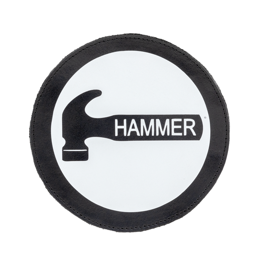 Premium Hammer Circle Shammy Pad - Black & White Microfiber Polishing Cloth for Car Detailing, Glass Cleaning & Jewelry Care