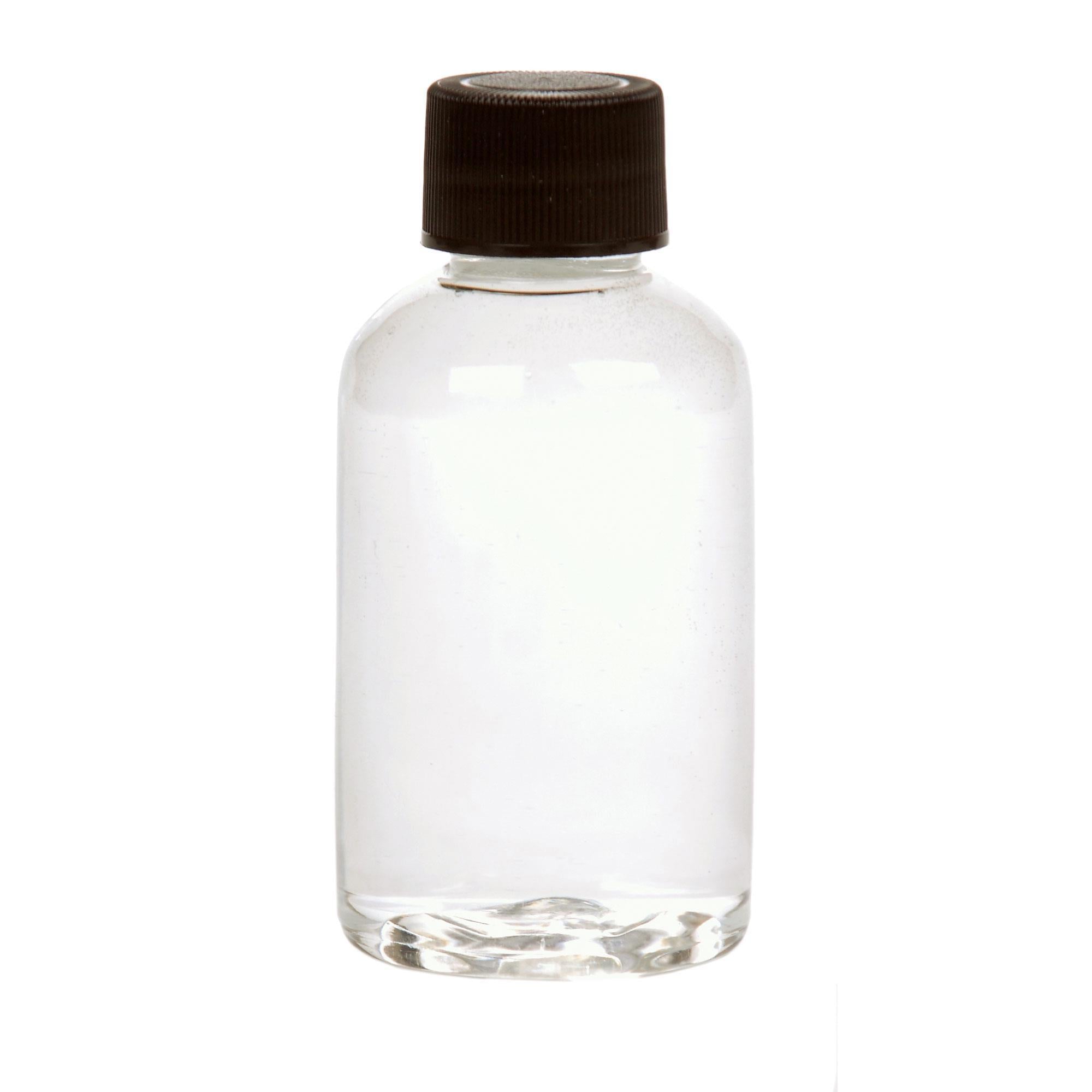 2oz Clear Plastic Bottle with Black Disc Cap - Perfect for Travel, Cosmetics, and DIY Projects