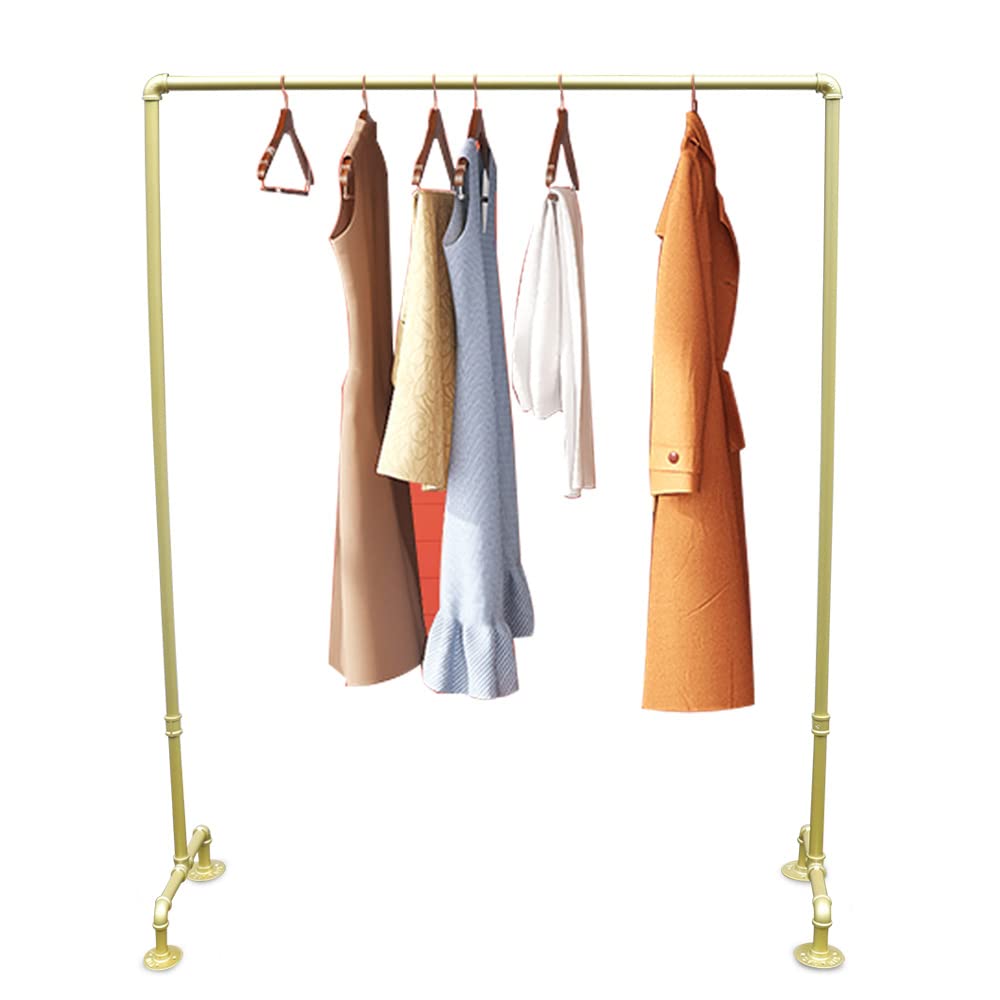 Portable Closet Clothes Rack - Foldable Metal Garment Hanger & Storage Organizer for Home, Bedroom, Laundry (59 Inch Height) - Indoor & Outdoor Use for Clothes Display, Drying, and Space Saving