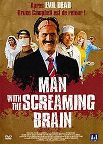 The Man with the Screaming Brain - Horror Novel by Bruce Campbell | Perfect for Halloween Reading & Scary Movie Fans