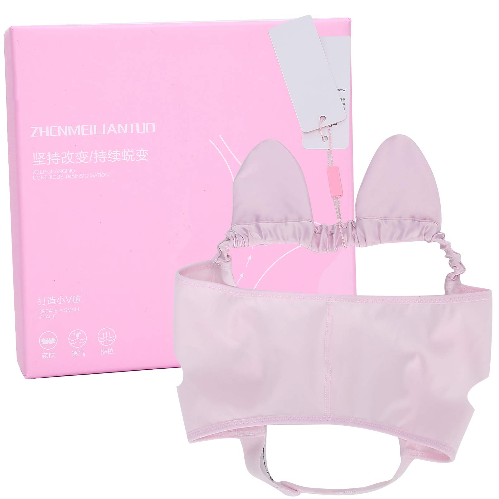 V Face Lifting & Tightening Strap - Double Chin Slimming Mask, Ultra-Thin Breathable Shaping Belt for Face Contouring & Jawline Definition | Perfect for Home Spa, Yoga, Travel & Daily Skincare Routine