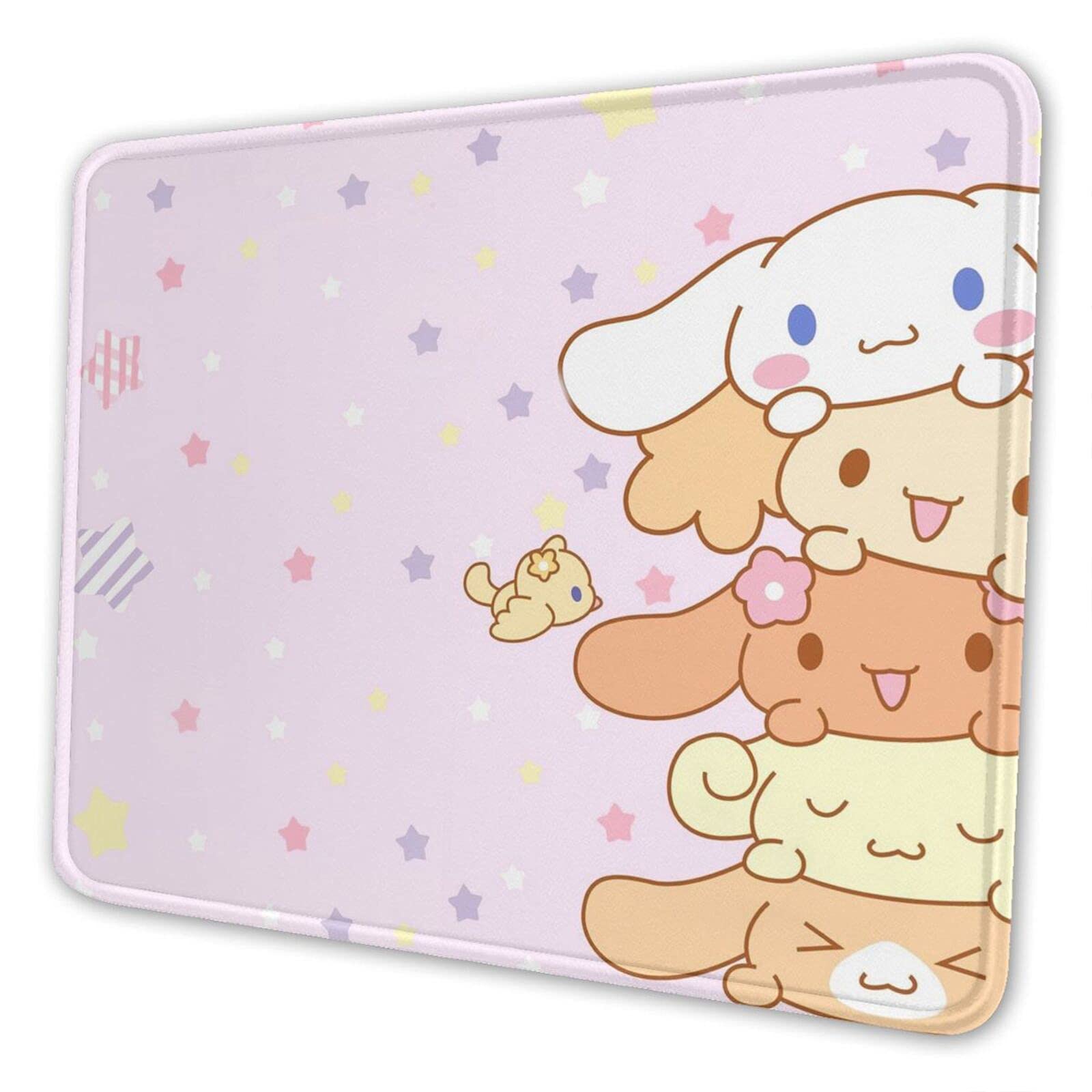 Cute Anime Mouse Pad for Women & Girls - Kawaii Pink Gaming Mousepad with Non-Slip Rubber Base - 7.9 x 9.5 Inch Large Mouse Mat for Laptop, PC & Office Use - Perfect for Work, Gaming & Home Decor