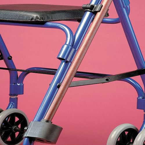 CareCo Wheelchair and Walker Cane Holder - Durable Walking Stick Holder for Mobility Aids - Perfect for Elderly, Disabled, and Rehabilitation Use at Home or Outdoors
