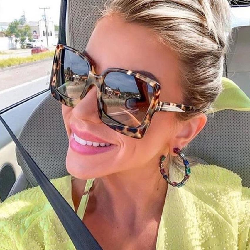 Higodoy Mode Oversized Sunglasses for Women - UV Protection Fashion Shades - Perfect for Beach, Driving & Outdoor Activities