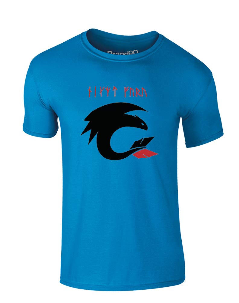 Brand88 - Night Dragons Graphic Kids T-Shirt | Soft Cotton Short Sleeve Tee for Boys & Girls | Perfect for Playdates, School & Birthday Parties