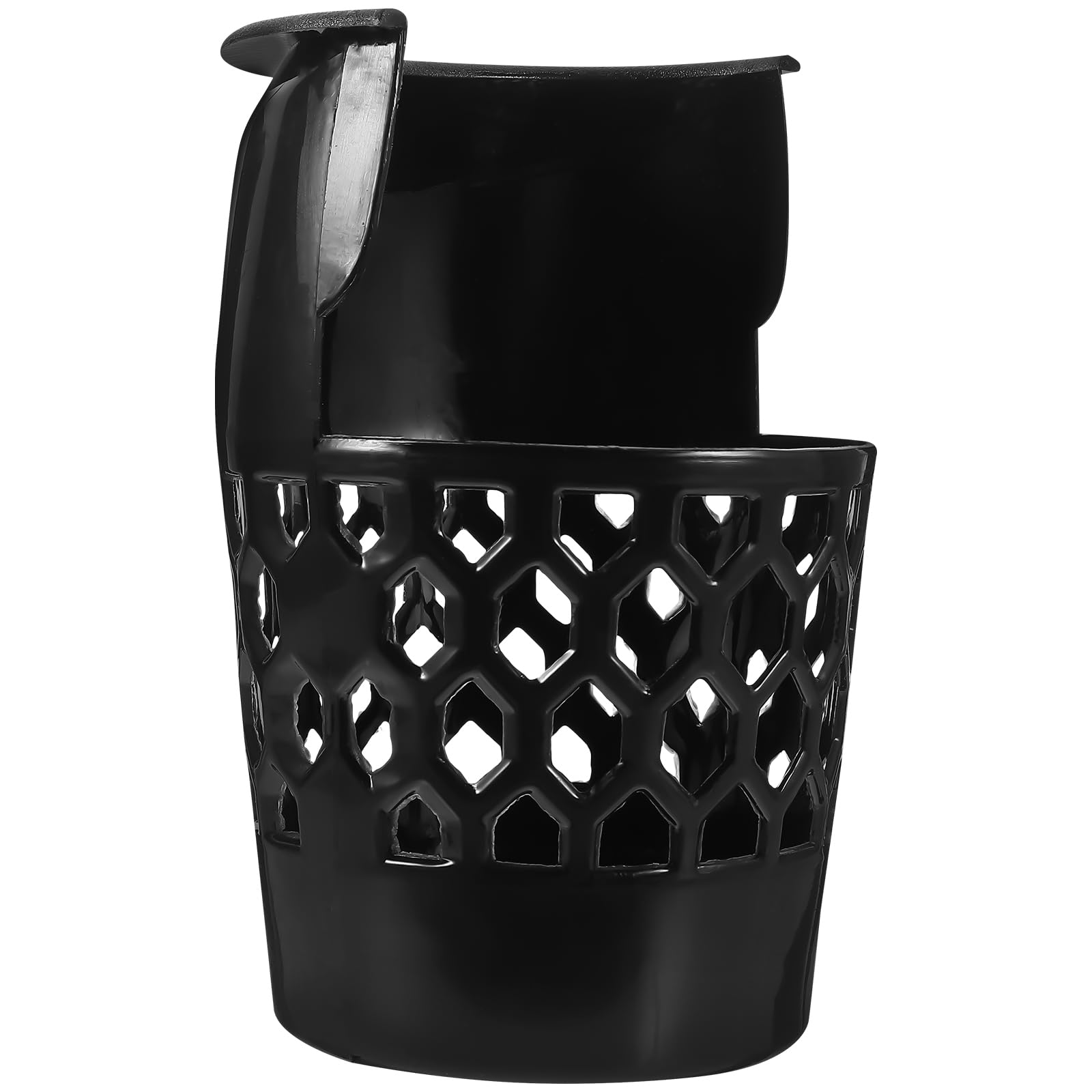 Black Plastic Billiard Storage Basket - Replacement Pool Table Pocket & Ball Drop Container for Snooker & Billiards - Perfect for Home Game Rooms, Bars, and Pool Hall Accessories