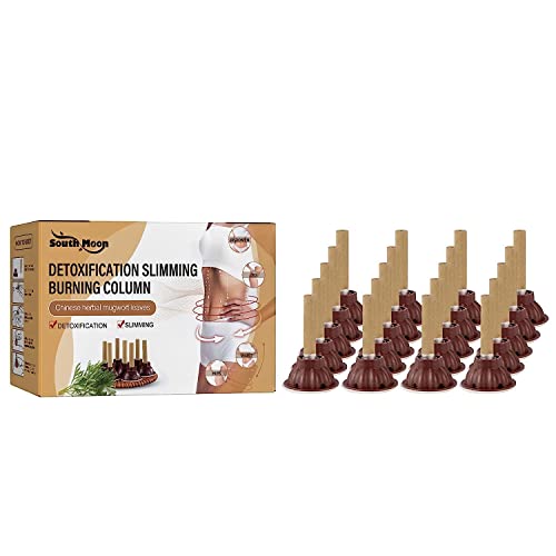 20pcs Professional Moxa Sticks for Body Shaping - Natural Mugwort Therapy for Skin Tightening, Belly Fat Reduction & Body Contouring | Perfect for Home Spa, Postpartum Recovery & Wellness Routine