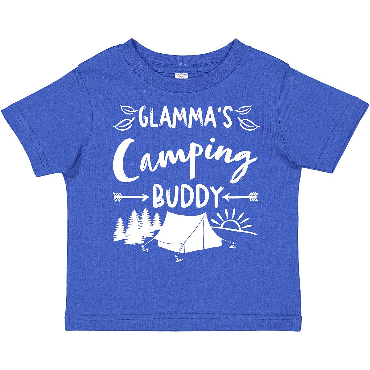 Inktastic Glammas Camping Buddy Toddler T-Shirt - Cute Graphic Tee for Toddlers, Fun Camping Outfit for Girls & Boys - Perfect for Outdoor Adventures, Family Trips & Playdates