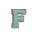 AQUA FUZZY ALPHABETS F - Soft Textured Sensory Letters for Kids Learning, Bath Toys & Early Education - Perfect for Toddlers, Preschool Classroom & Home Playtime