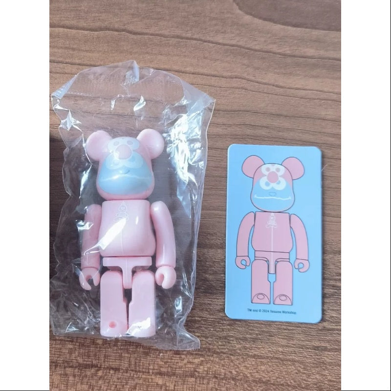 Bearbrick Series 48 Cute Gelato Pique Sesame Street Pink 100% Collectible Figure - Perfect for Anime Fans, Streetwear Enthusiasts & Home Decor