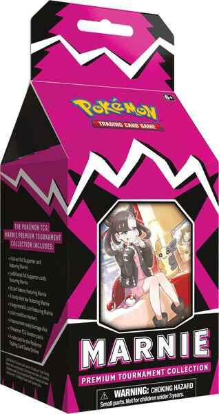 Marnie Premium Tournament Collection Box - Official Pokemon TCG Cards & Collectibles for Competitive Play & Gaming Events