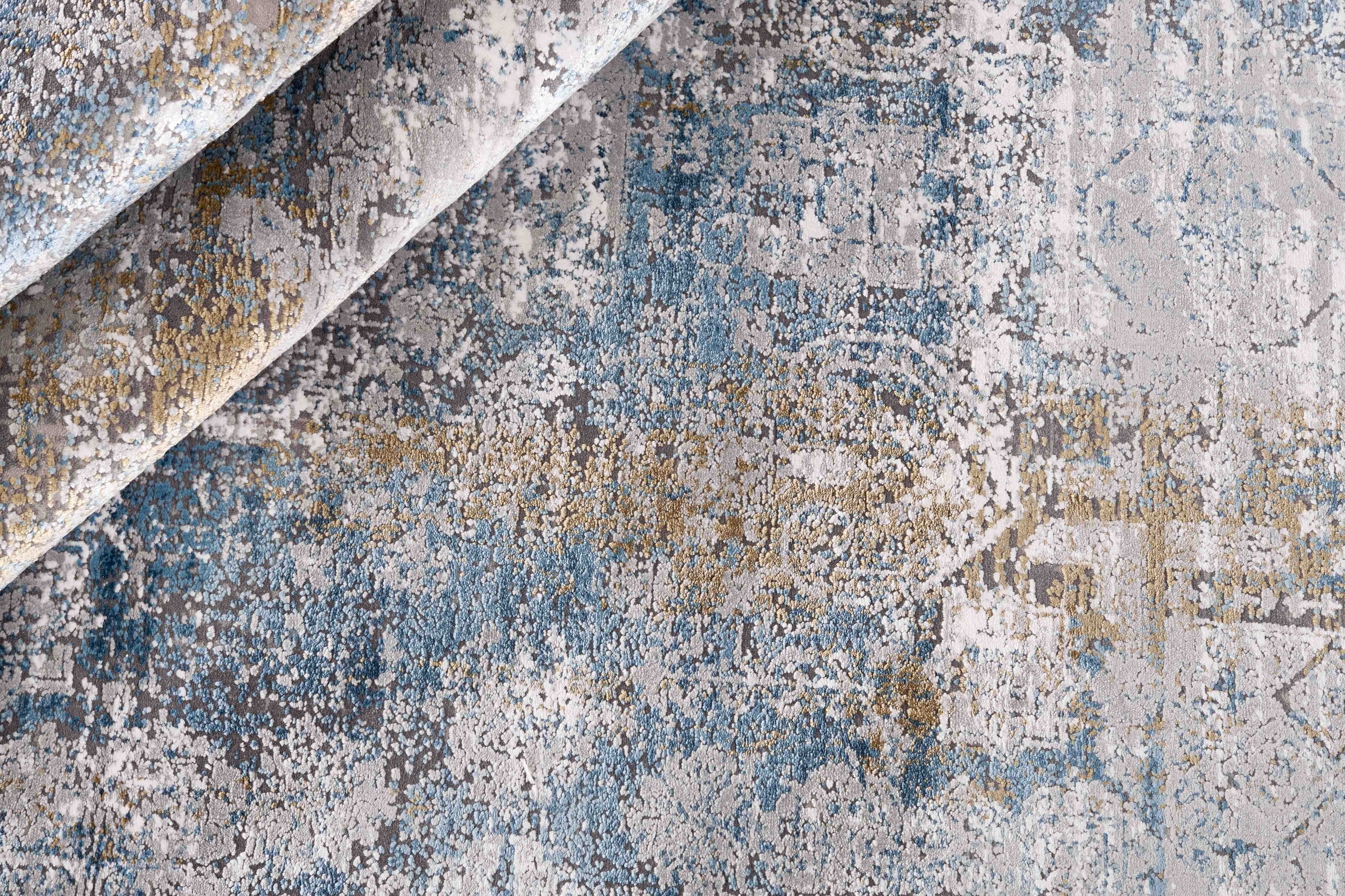 Abstract Area Rugs Collection - Durable Acrylic Living Room Carpets in Classic & Modern Designs (5'3