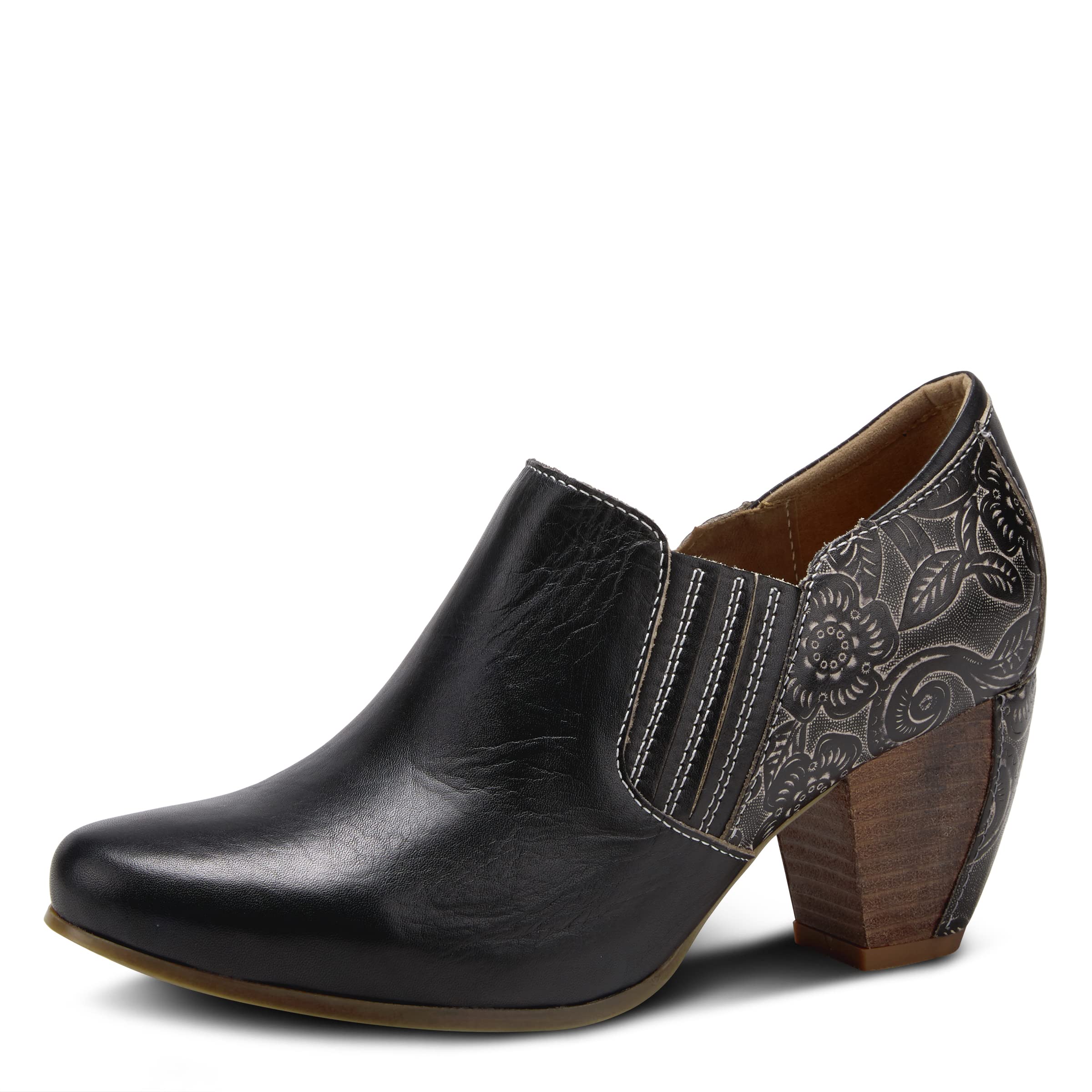 L'Artiste by Spring Step Women's Leather Ankle Boots - Comfortable & Stylish Fall Winter Fashion Shoes for Women | Perfect for Office, Casual Outings & Date Nights