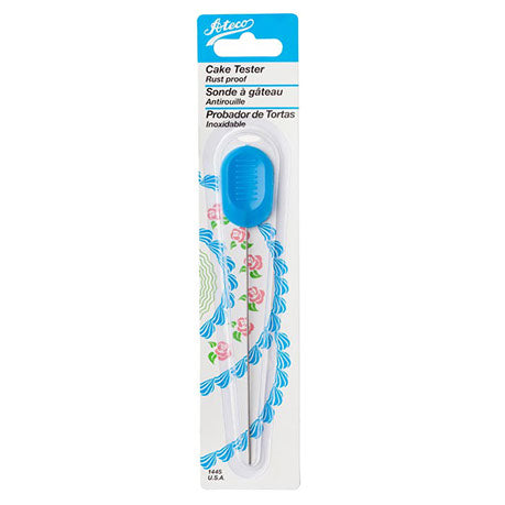 Ateco Stainless Steel Cake Tester - Professional Baking Tool for Perfect Doneness | Ideal for Cakes, Cupcakes & Pastries | Essential for Home Bakers & Professional Chefs