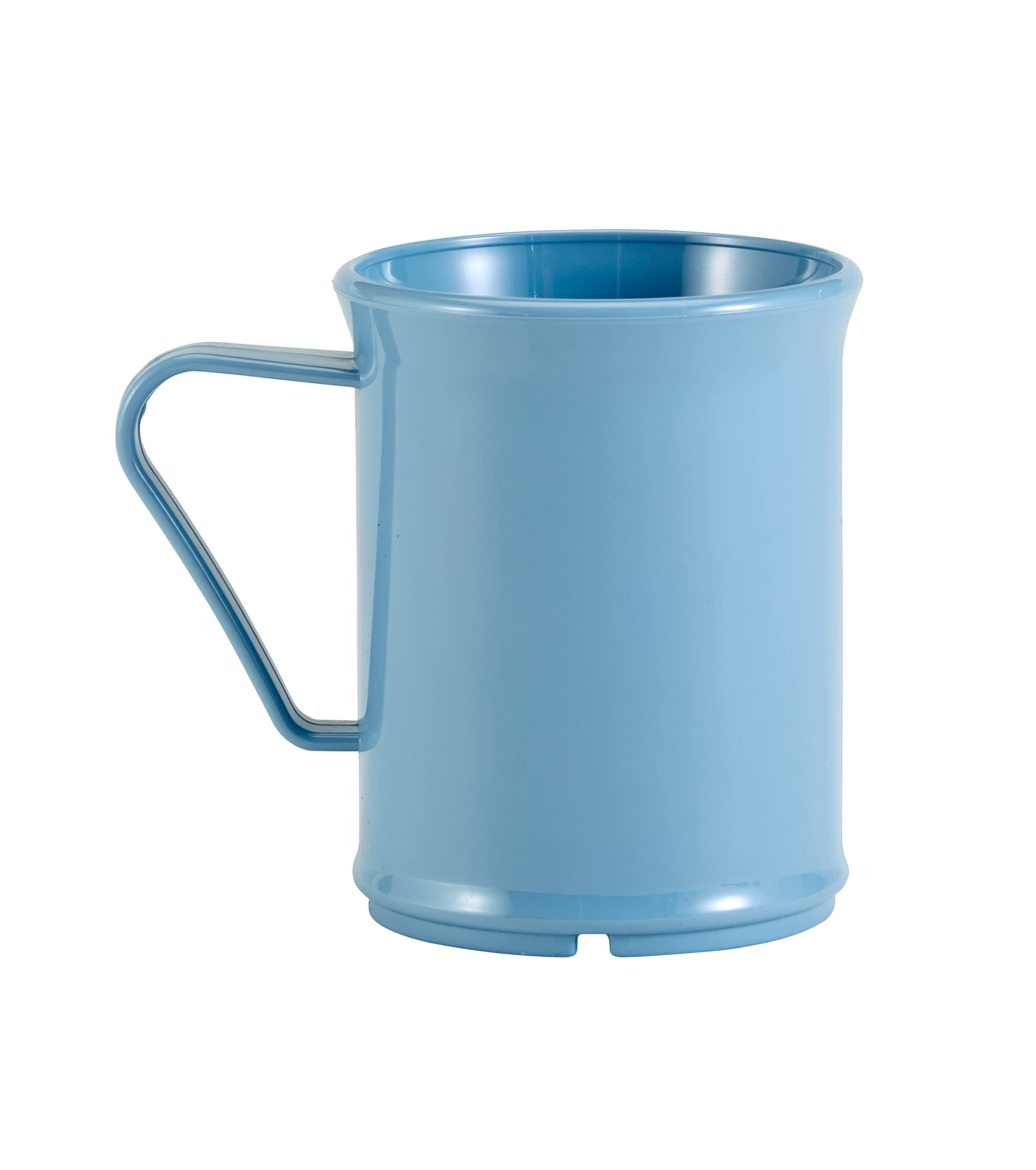 Cambro 96CW401 48-Piece Slate Blue Dinnerware Set - Durable Restaurant-Grade Cups & Mugs for Coffee, Tea, and Beverages - Perfect for Cafes, Catering, and Commercial Kitchens