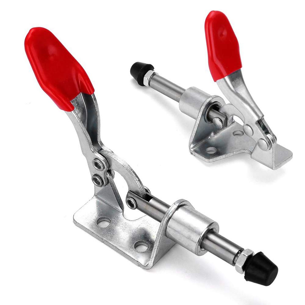 Ochoos Quick Release Toggle Clamp - Anti-Slip Push-Pull Hand Tool for Woodworking, Metalworking & DIY Projects | Heavy Duty Clamping Tool for Workbench, Drilling & Assembly