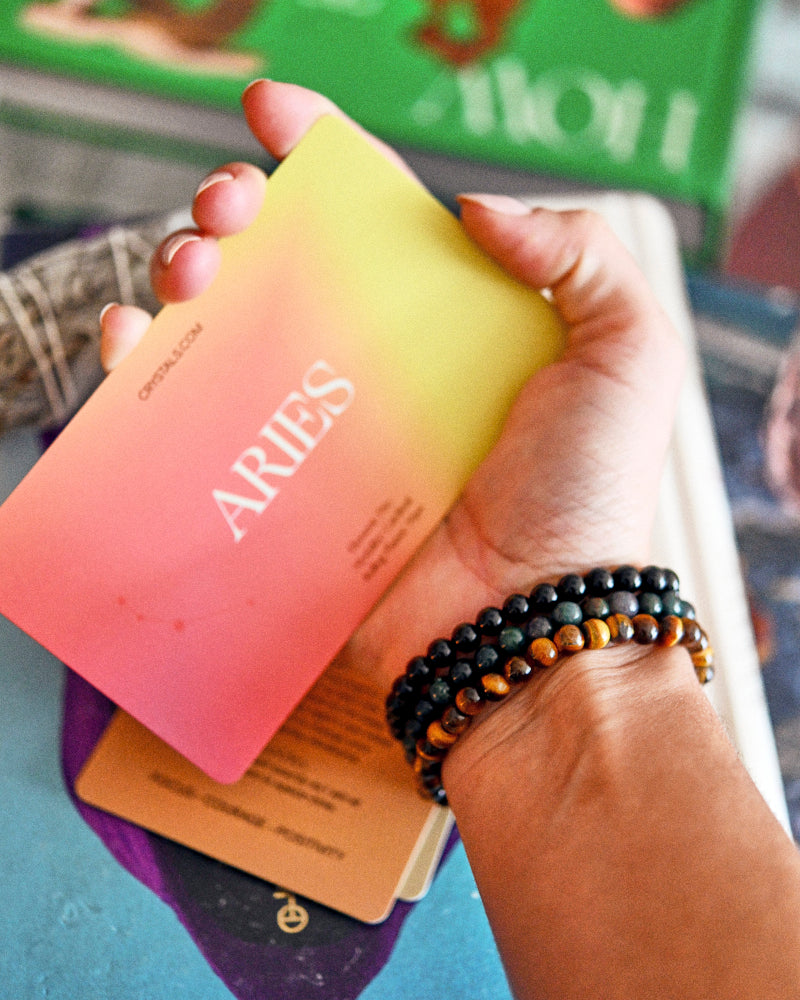 Aries Zodiac Bracelet Trio Set - Gold & Silver Star Sign Bracelets for Women - Perfect for Birthdays, Gifts & Daily Wear