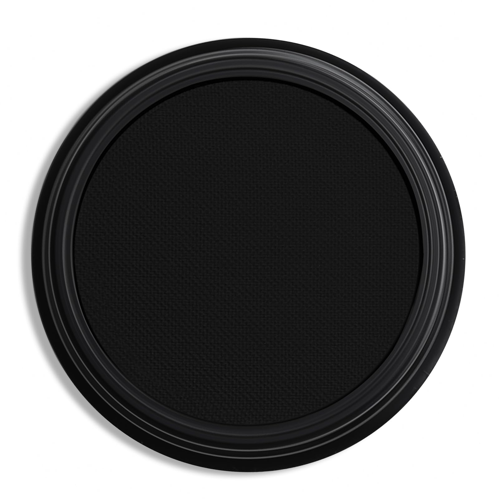 Single Black Pressed Powder Matte Eyeshadow Palette - Highly Pigmented, Blendable & Long Lasting Makeup for Halloween, Face & Body Paint | Perfect for Costume Parties, Cosplay & Special Effects Makeup