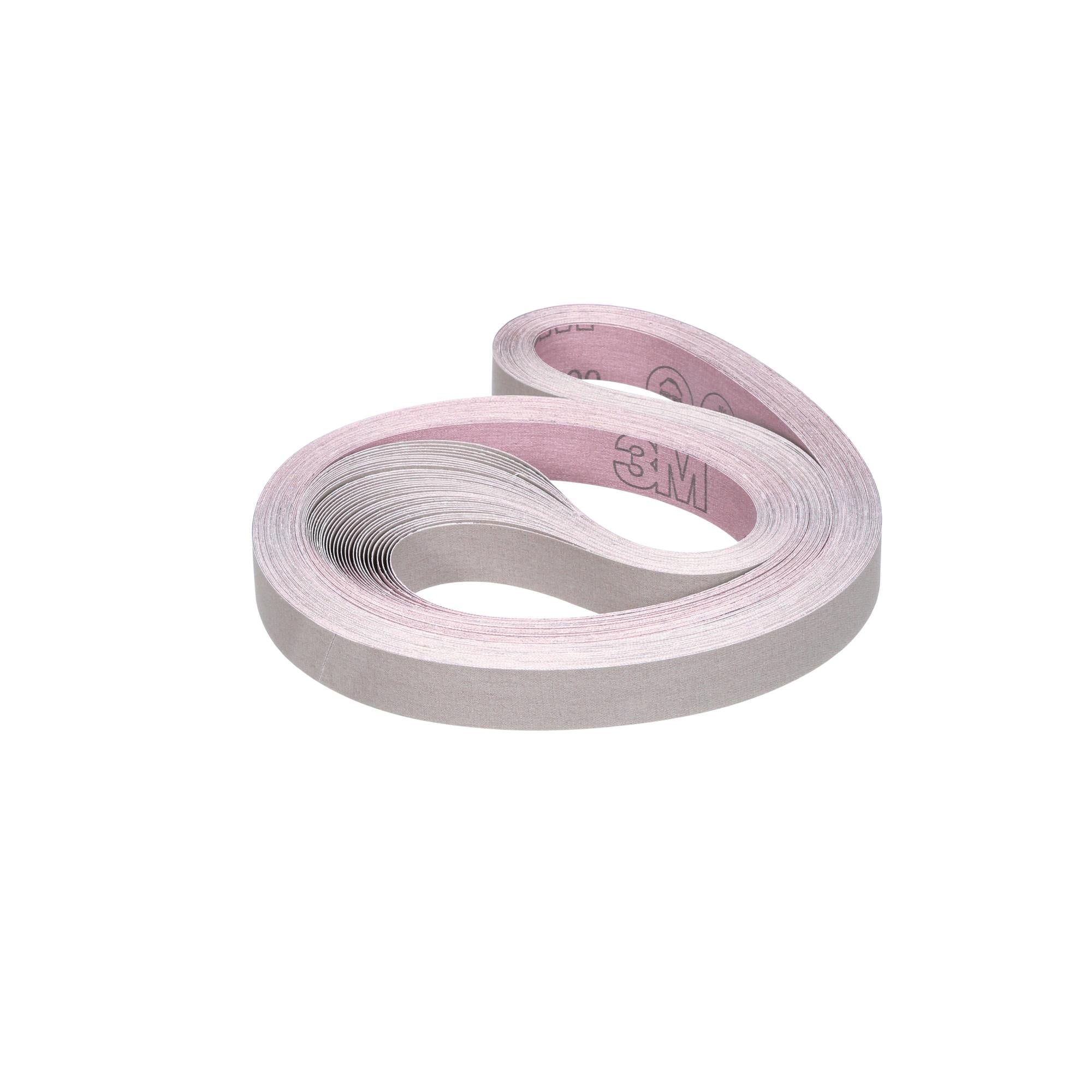 3M 211K Cloth Belt - 1 in x 60 in, 400 J Weight, Film Lok, L Flex - Perfect for Sanding, Polishing & Finishing Wood, Metal & Automotive Surfaces