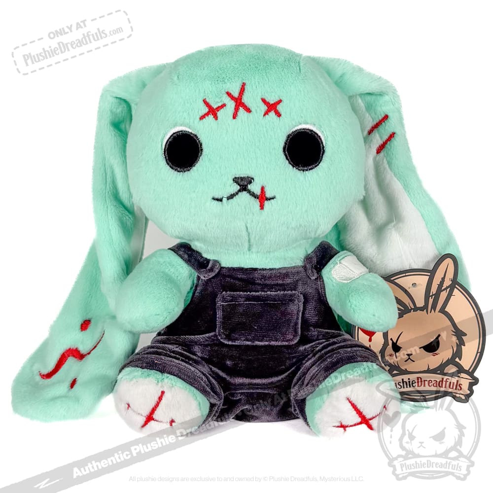 Plushie Dreadfuls Dermatillomania Rabbit Stuffed Animal - Soft Anxiety Relief Toy for Skin Picking Disorder, Cute Emotional Support Plush for Adults & Kids