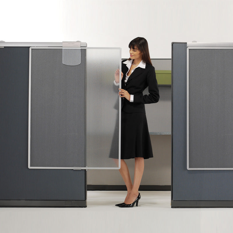 Adjustable Partial Length Workstation Privacy Screen - Office Desk Divider for Enhanced Focus & Productivity | Perfect for Cubicles, Open Offices & Home Workspaces