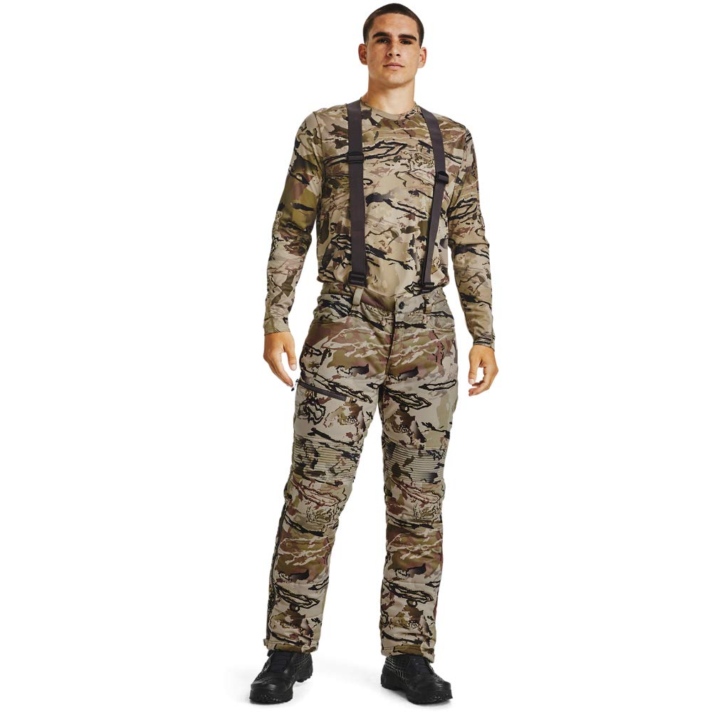 Under Armour Men's Timber Pants - UA Barren Camo/Black, Large Size | Lightweight Hunting & Outdoor Hiking Pants for Men | Perfect for Camping, Fishing & Tactical Activities