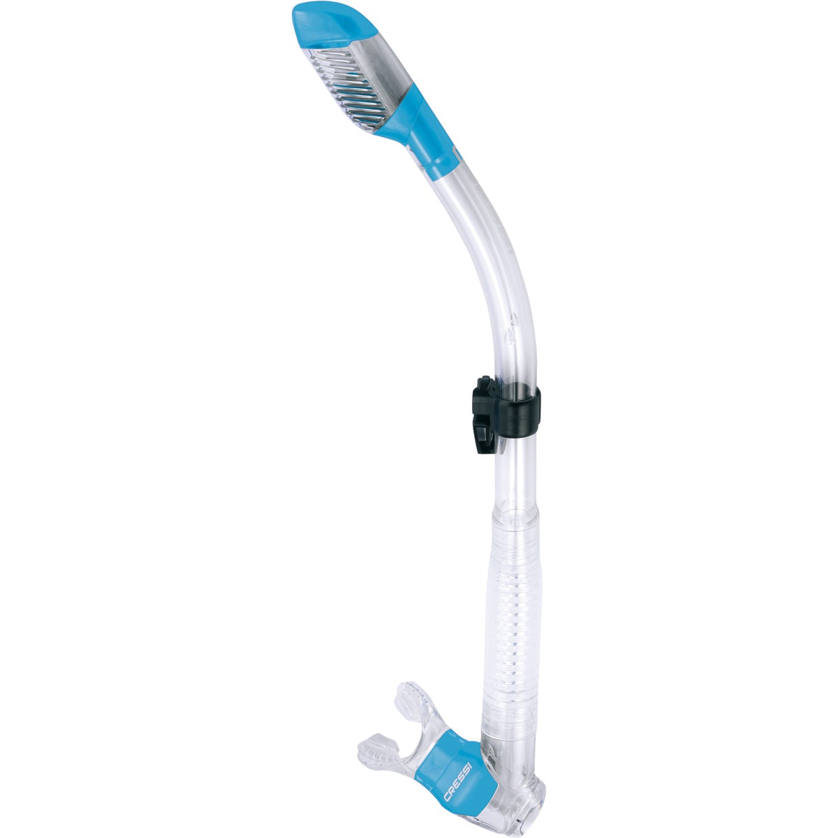 Cressi Supernova Dry Snorkeling Mask - Clear/Blue Lens for Scuba Diving & Snorkeling - Comfortable & Anti-Fog Design for Underwater Adventures