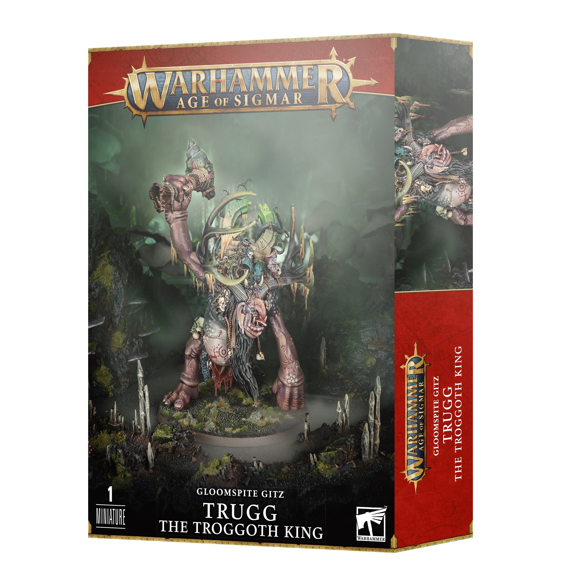 Age of Sigmar Gloomspite Gitz: Trugg The Troggoth King Miniature - Fantasy Tabletop Wargaming Figure for Warhammer AoS Battles & Collectors