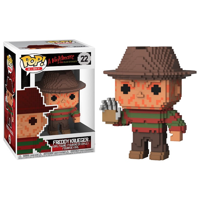 Funko Pop! 8 Bit: Freddy Krueger #22 - Horror Movie Collectible Figure - Perfect for Halloween Decor & Gaming Room Display