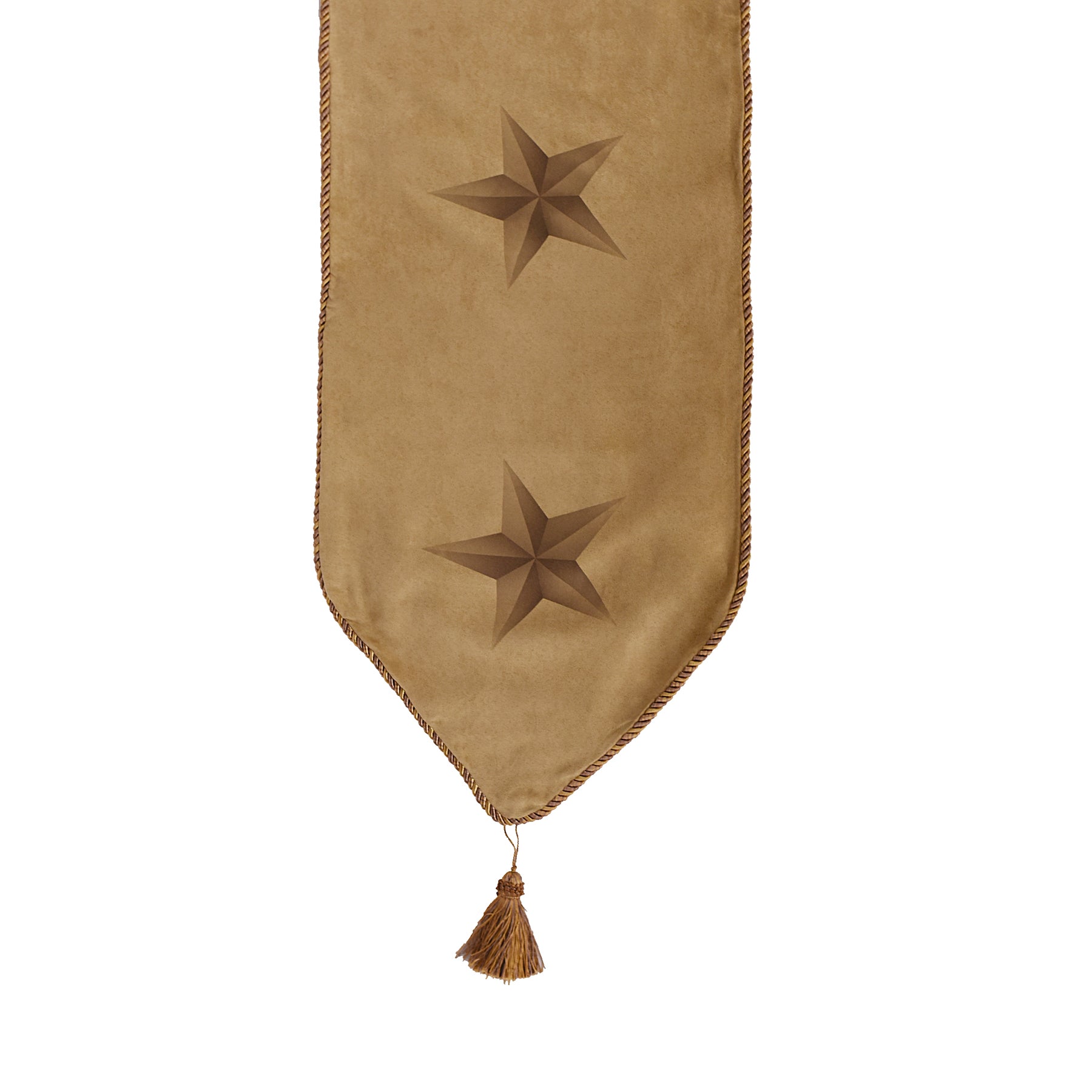Elegant Star Light Tan Table Runner for Dining Room Decor - Perfect for Weddings, Parties & Holiday Table Settings