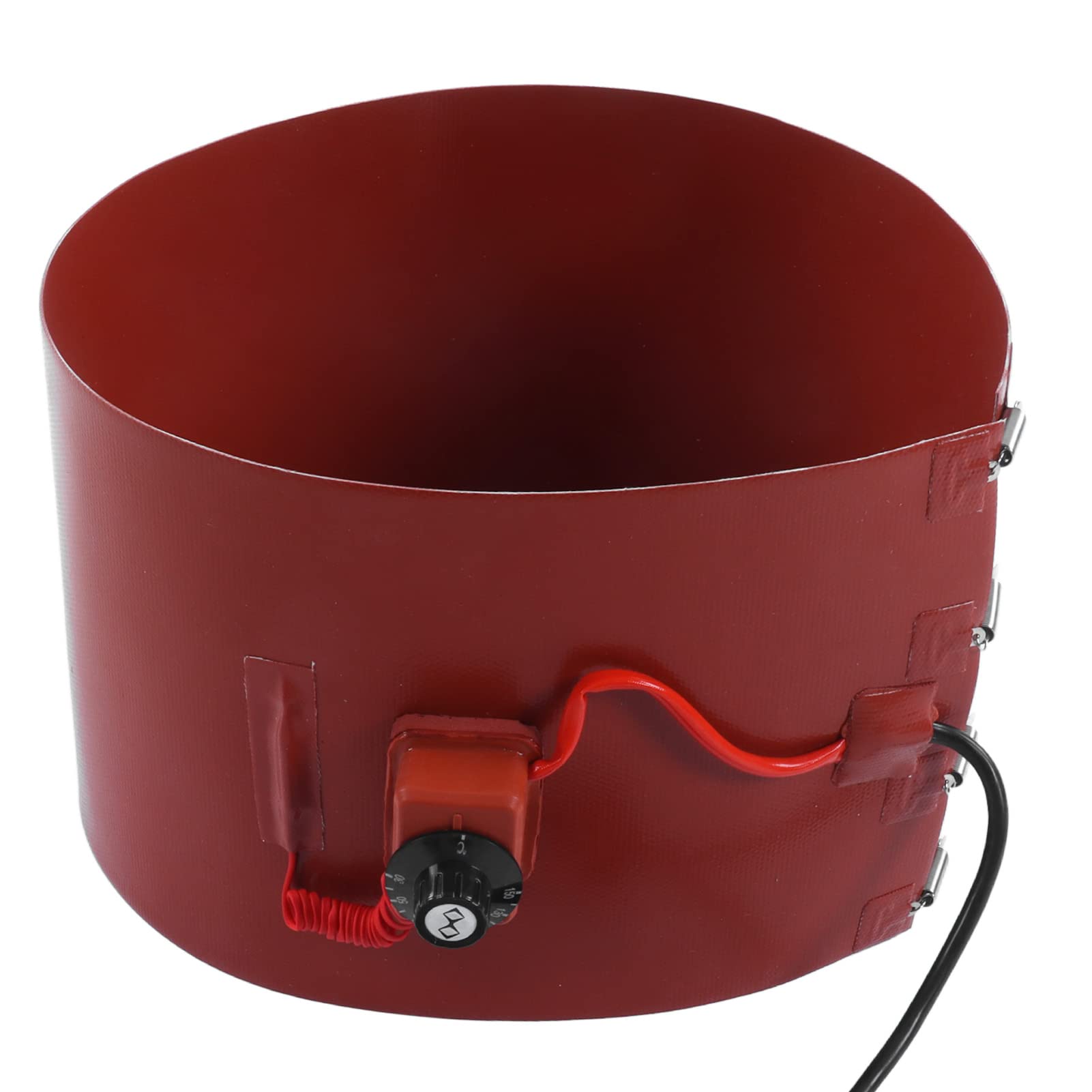 1200W Silicone Drum Heater Pad with Thermostat - 13.2 Gallon (50 Liter) Water Heater Insulation Blanket for 18.9in Gate Valve - Perfect for Industrial Drums, Pails & Chemical Storage in Cold Weather