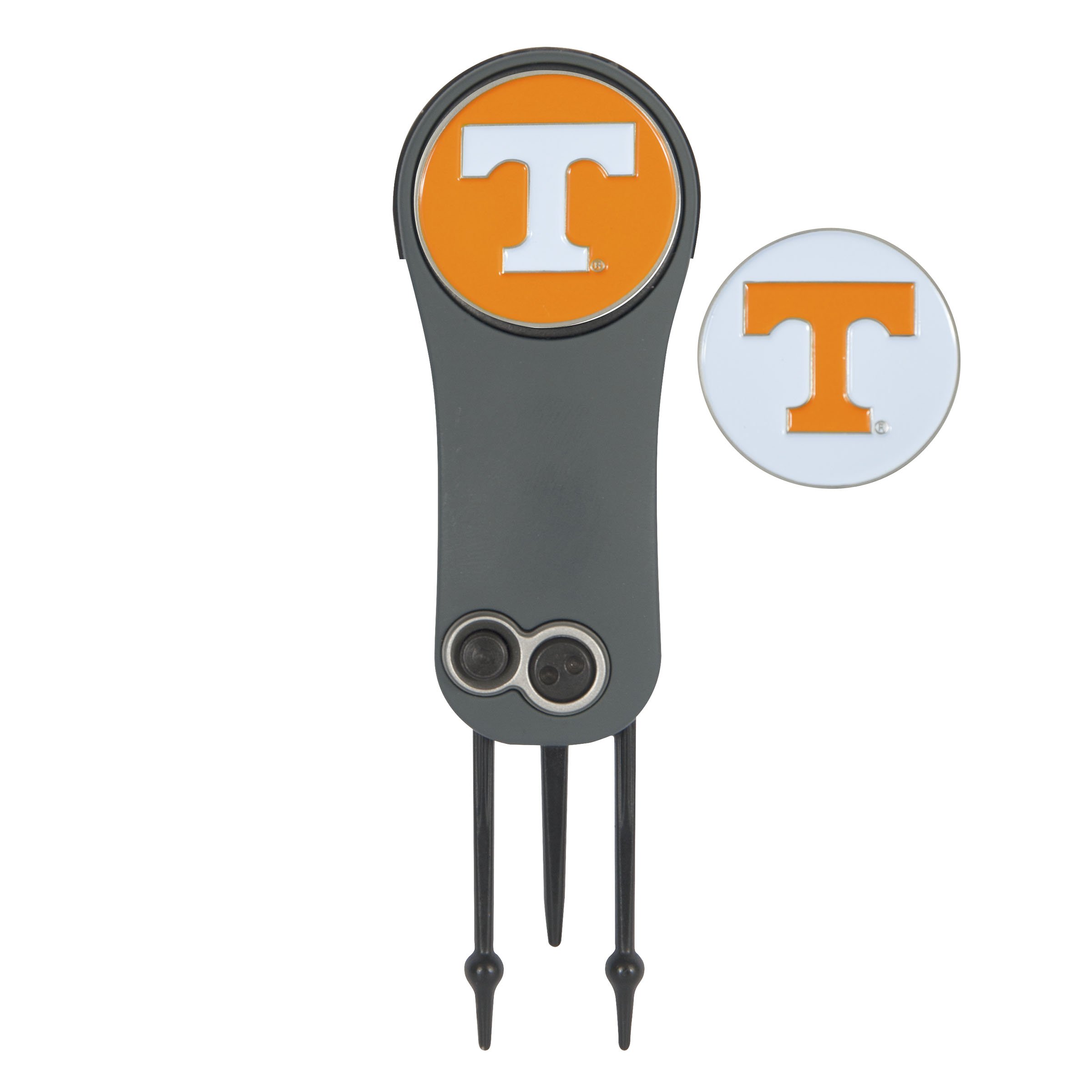 Team Effort Collegiate Switchblade Repair Tool with 2 Ball Markers - Perfect for Golf Course Maintenance & Quick Fixes