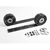 Mato 1/16 Scale Metal Tank Tracks & Sprockets Set for Henglong 3838-1 USA M26 Pershing RC Tank - Durable Upgrade Parts for RC Tank Battles and Military Model Displays