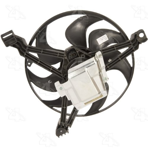 4 Seasons 76072 AC Condenser Fan Assembly - Replacement Part for Car Air Conditioning System - Perfect for Summer Cooling & Vehicle Maintenance