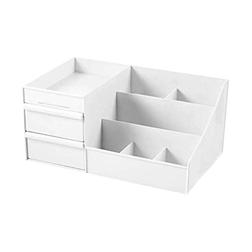 Yiouekiun Desktop Drawer Organizer - Plastic Cosmetic Storage Box for Makeup, Office Supplies & Small Items - Perfect for Dormitory, Home & Office Organization (1PC)