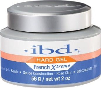 IBD Hard Gel French Xtreme Blush Pink 2oz - Professional Nail Extension & Manicure Kit for Salon & Home Use