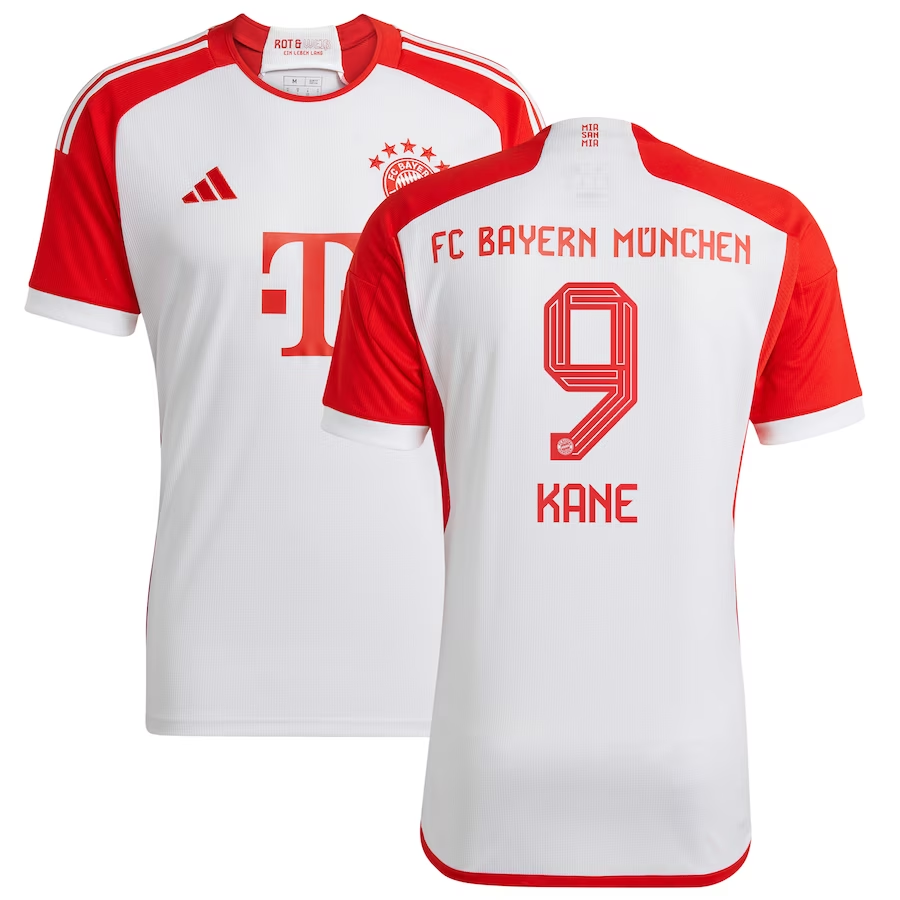 Harry Kane Bayern Munich Home Jersey 2023/24 - Authentic Football Shirt for Fans & Players - Perfect for Matchdays, Training & Soccer Gifts