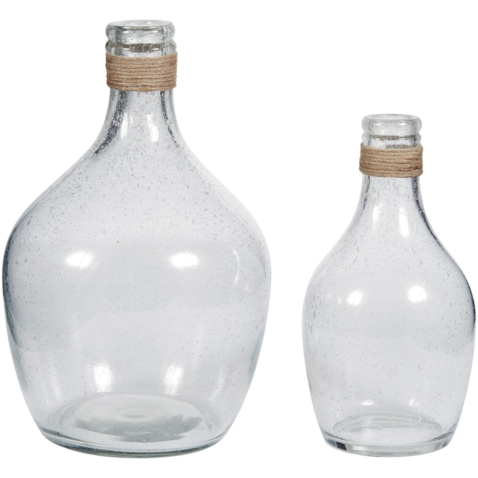 Modern Marble Set of 2 Vases - Elegant Home Decor for Living Room, Dining Table & Wedding Centerpieces