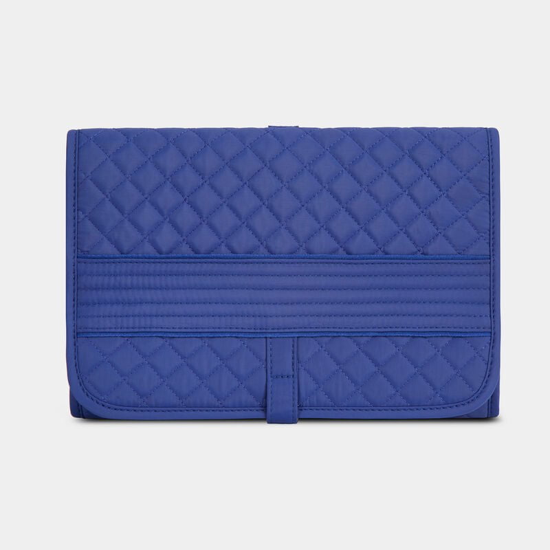 Travelon Boho Trifold Hanging Toiletry Kit - Water-Resistant Cosmetic Bag for Women & Men, Perfect for Travel, Camping & Gym Organization